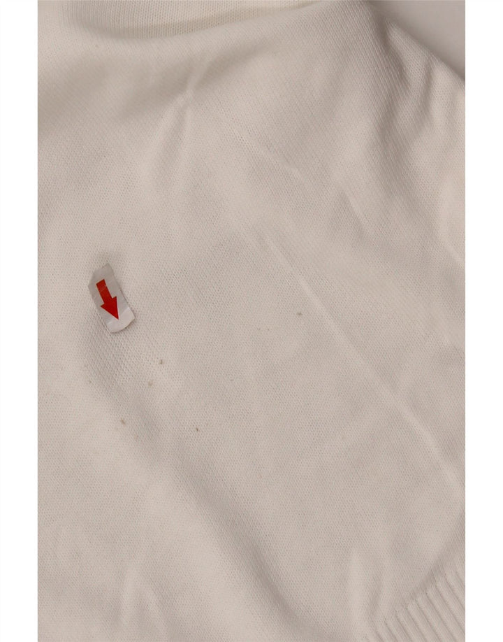 Fred Perry Γυναικείο πουλόβερ με V λαιμόκοψη UK 14 Large White