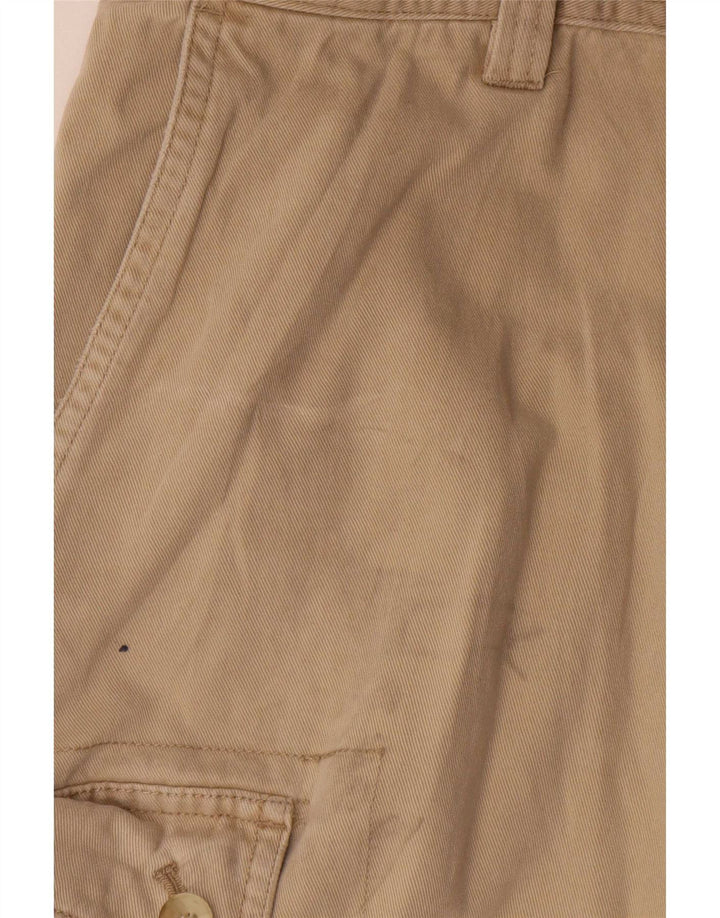 Izod Ανδρικό σορτς Cargo W40 XL Μπεζ βαμβακερό