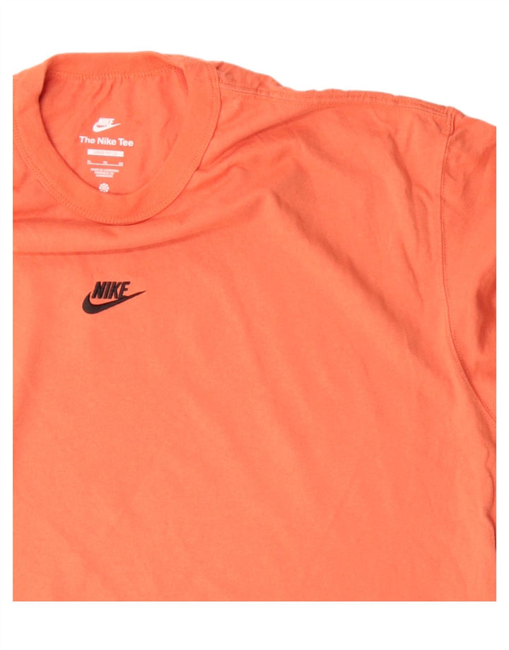 Ανδρικό μπλουζάκι NIKE Loose Fit Μακρυμάνικο XL Ροζ βαμβακερό