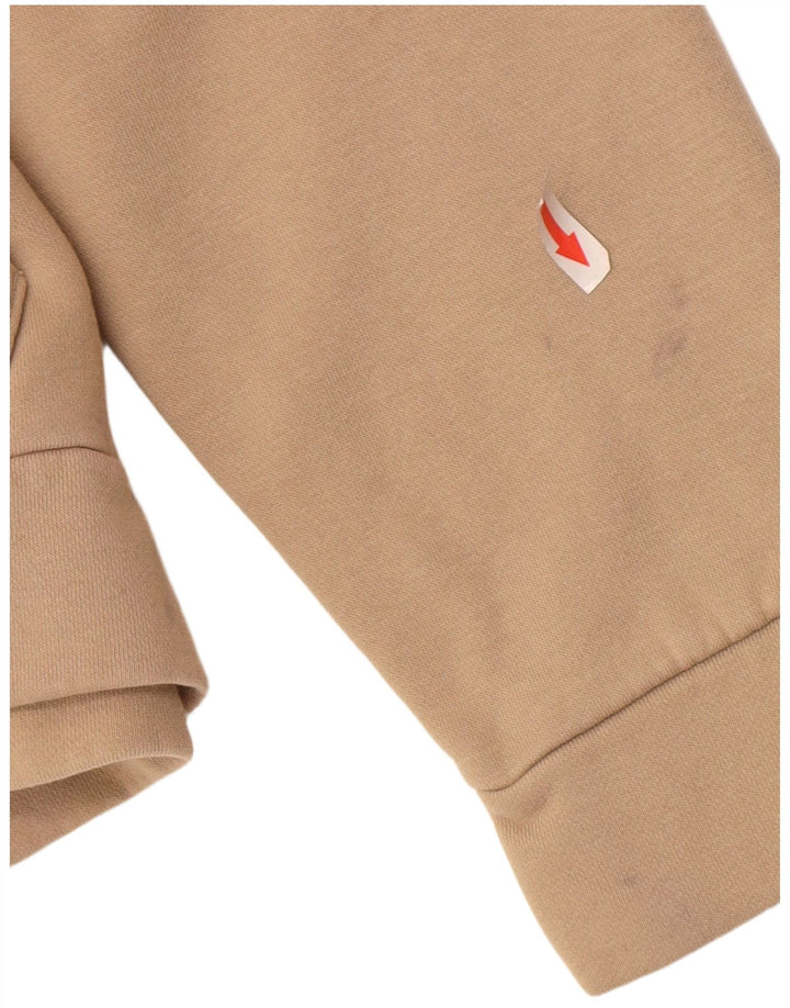 Adidas Ανδρικό Hoodie Jumper Βαμβακερό μεσαίο μπεζ