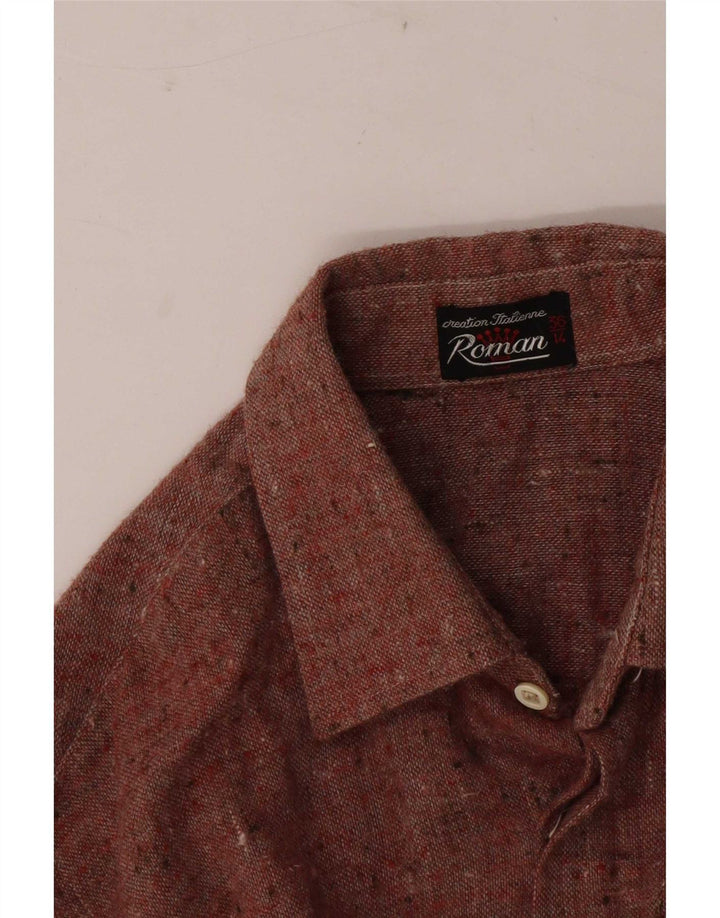 Ρωμαϊκό ανδρικό πουκάμισο μέγεθος 36 14 Small Red Flecked
