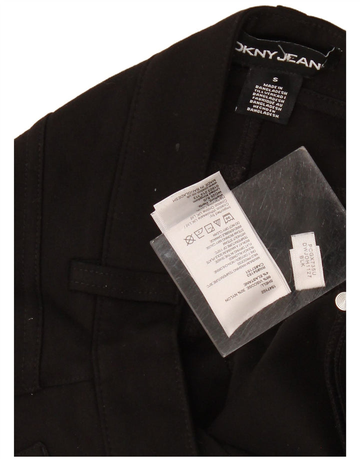 Γυναικείο ίσιο casual παντελόνι Dkny Small W27 L28 Μαύρο Viscose
