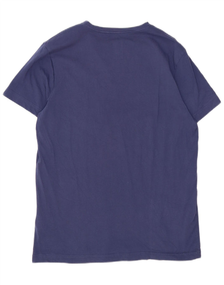 Ανδρικό T-Shirt K-Way Top Large Navy Blue από βαμβάκι