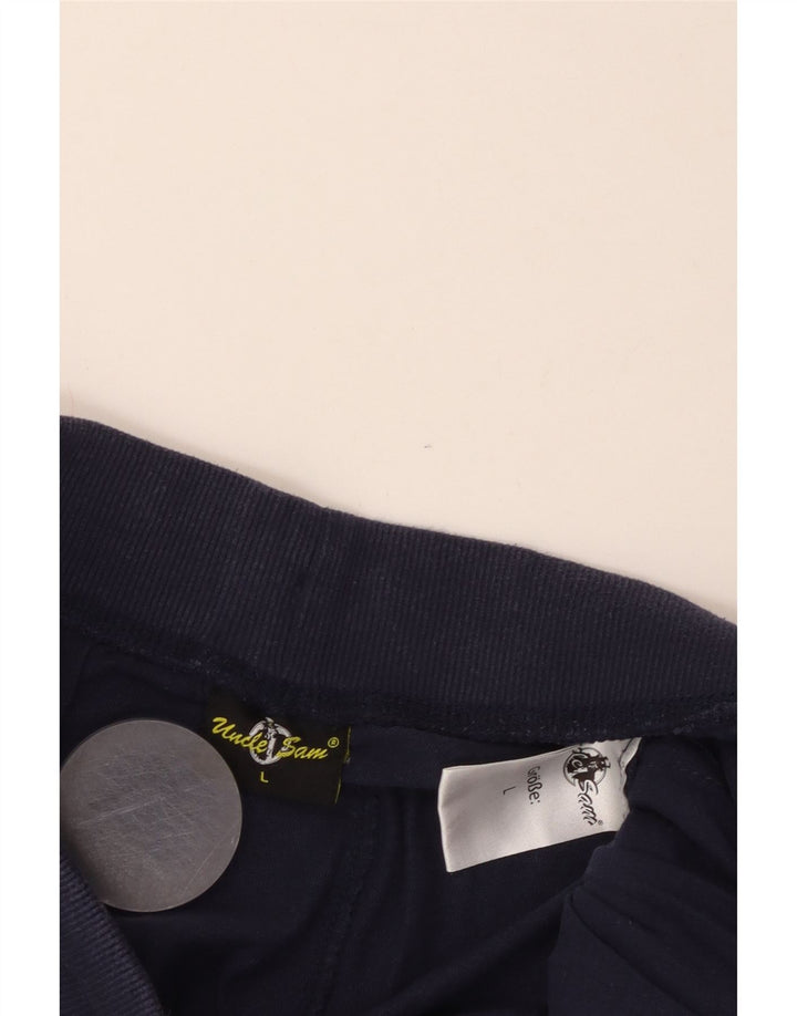 Ανδρική αθλητική φόρμα Uncle Sam Graphic Παντελόνι Μεγάλο Ναυτικό Μπλε Βαμβακερό