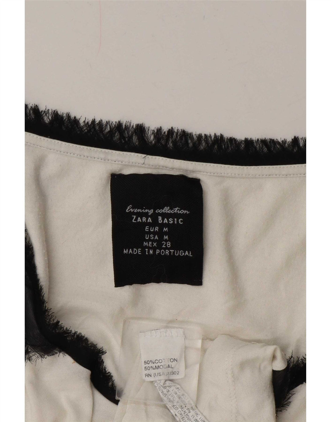 Zara Γυναικείο Γιλέκο UK 14 Βαμβακερό μεσαίο λευκό ριγέ