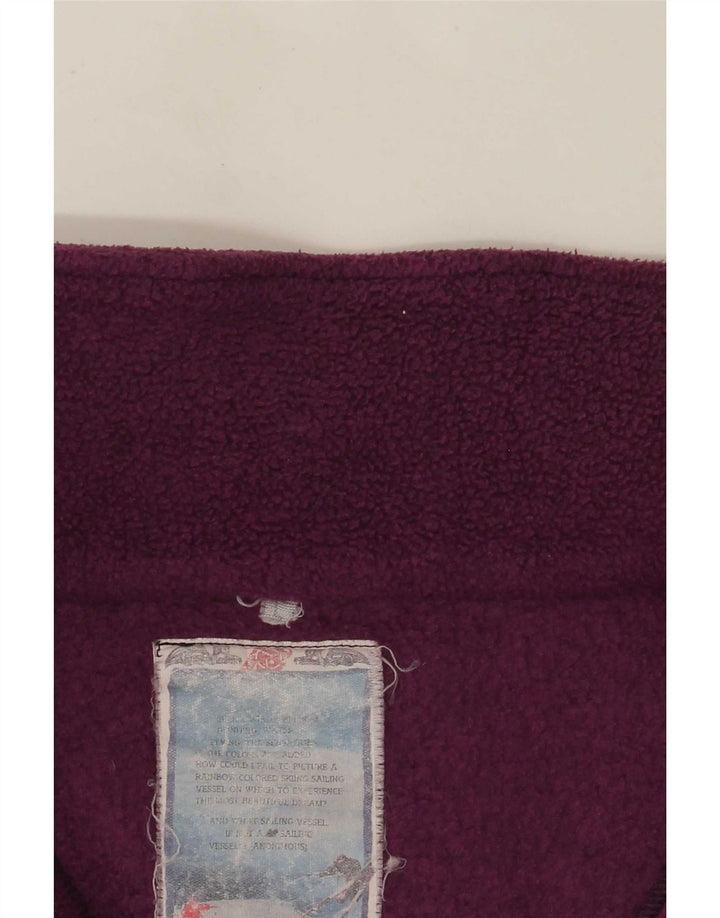 Vintage Γυναικείο Oversized Fleece Jacket UK 16 Large Purple