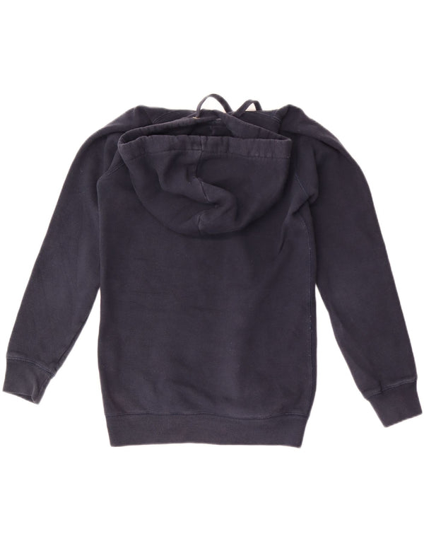 Jack Wills Γυναικείο Γραφικό Φούτερ UK 6 XS Navy Blue Cotton