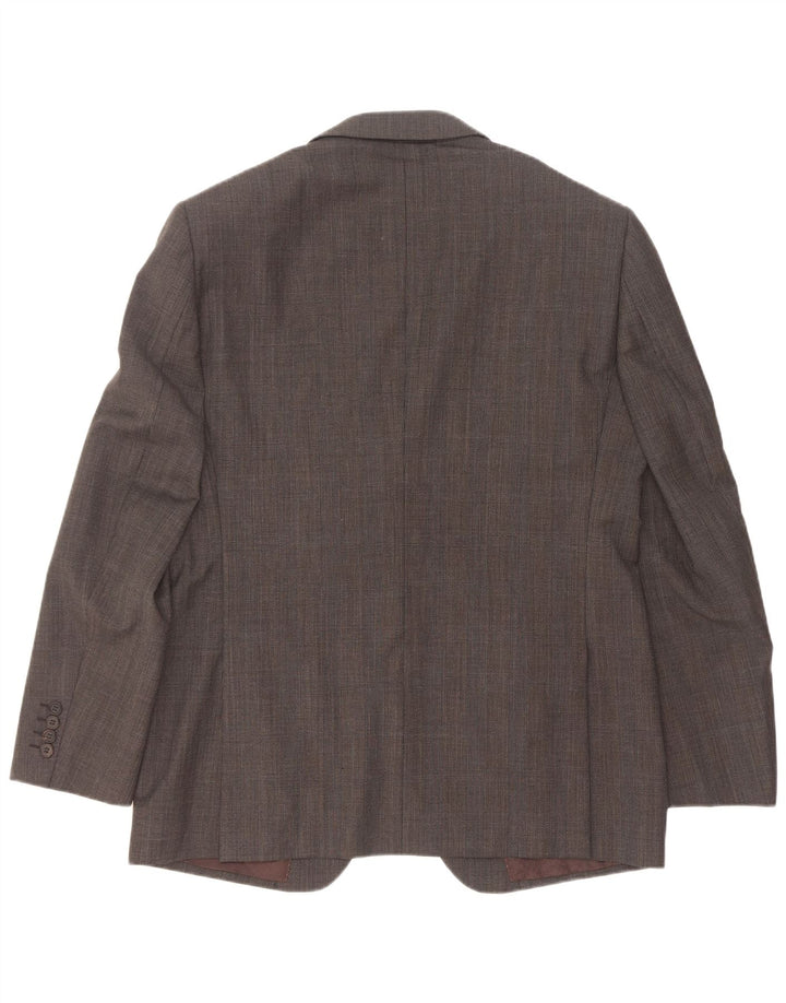 Marks & Spencer Mens Autograph Blazer Jacket UK 42 Large Grey Check