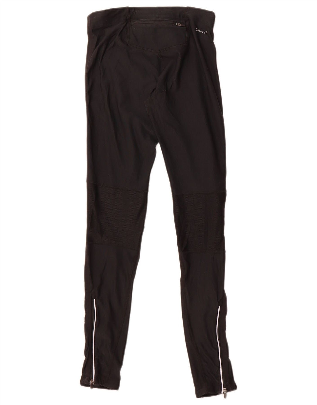 Nike Womens Dri Fit Leggings UK 10 Small Black Polyester