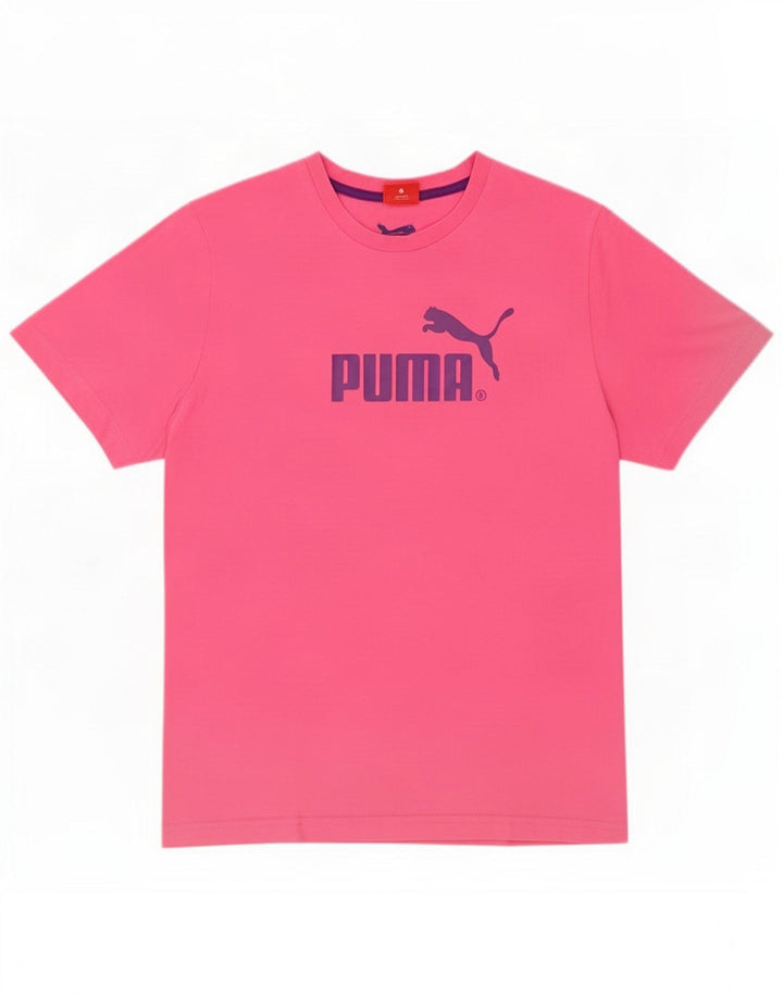 Ανδρικό γραφικό μπλουζάκι Puma Top Medium Pink