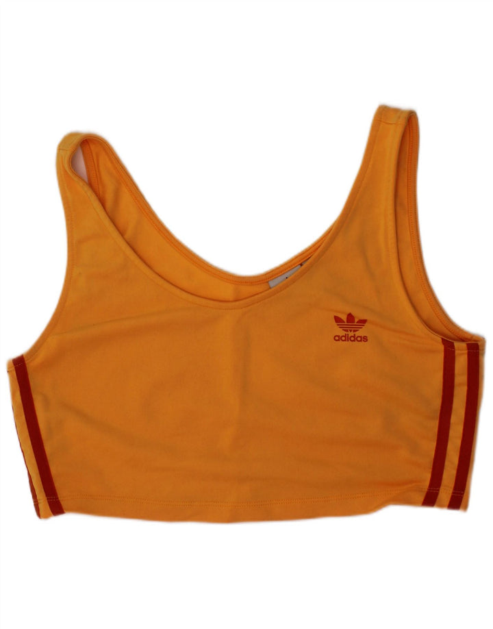 Γυναικείο αθλητικό σουτιέν Adidas Top UK 14 Medium Orange Polyester
