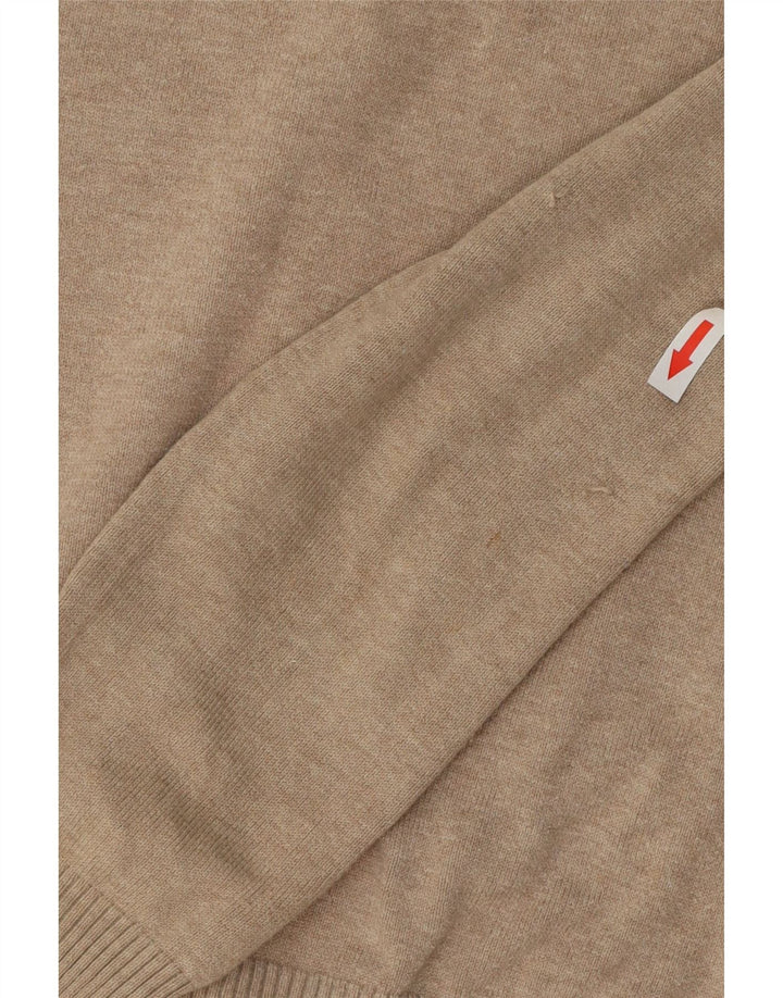 Zara Γυναικείο πουλόβερ UK 14 Large Grey Nylon