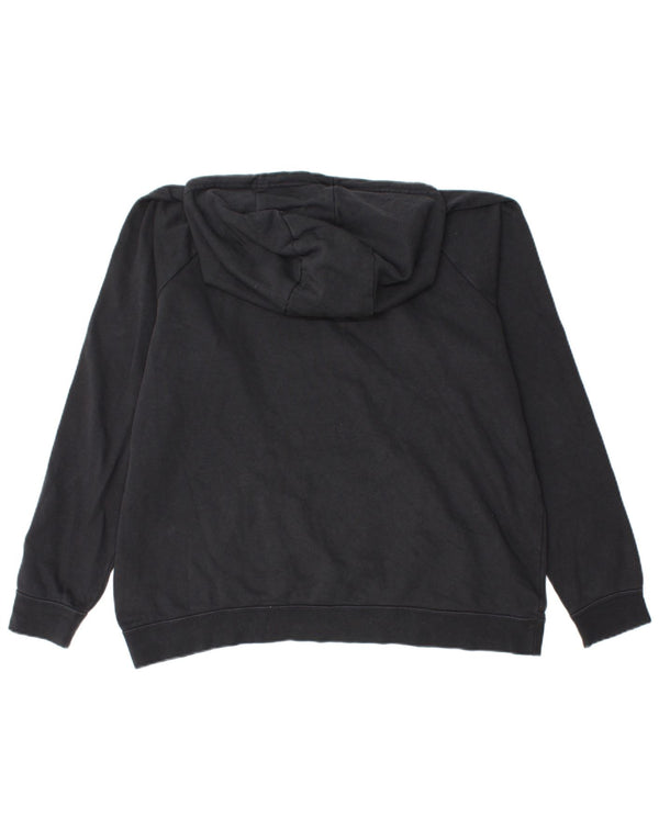 NIKE Γυναικείο Hoodie Jumper UK 18 XL Μαύρο βαμβακερό