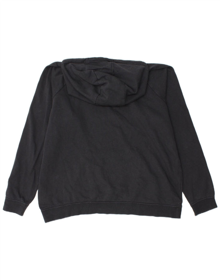 NIKE Γυναικείο Hoodie Jumper UK 18 XL Μαύρο βαμβακερό