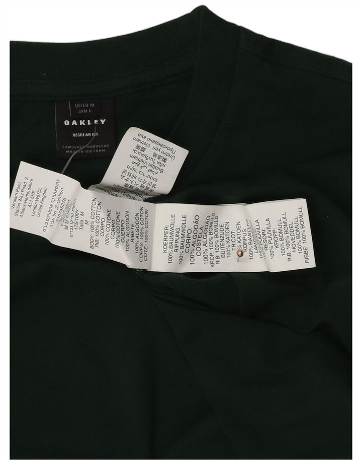 OAKLEY Ανδρικό μπλουζάκι με κανονική εφαρμογή, μακρυμάνικο, μεσαίο πράσινο βαμβακερό