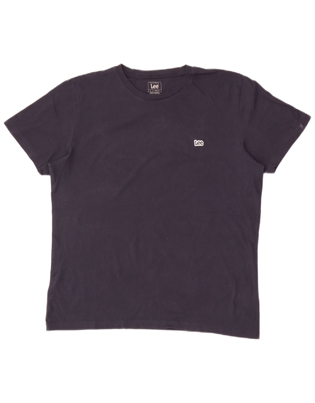 Ανδρικό T-shirt Lee Regular Fit Top Large Navy Blue από βαμβάκι