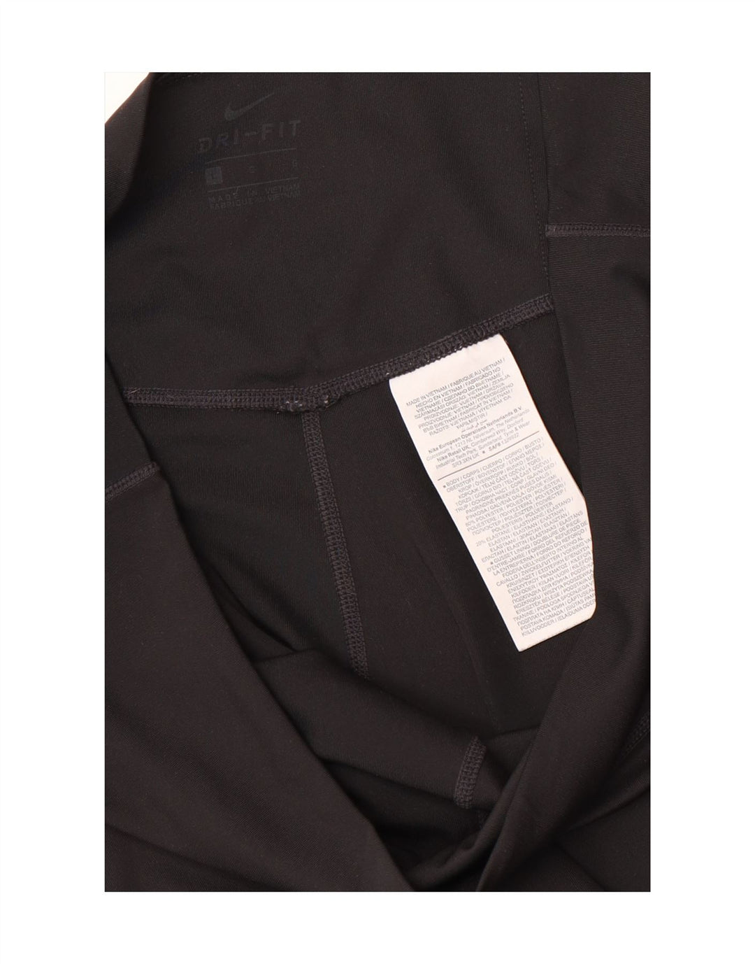 Γυναικείο κολάν Nike Dri Fit Graphic UK 14 Large Black Polyester