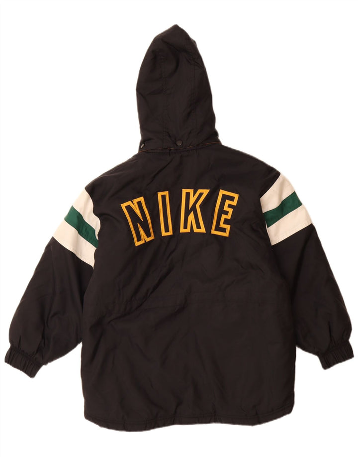 Μπουφάν Nike Boys Oversized γραφικό με επένδυση 9-10 ετών Μεσαίο μαύρο