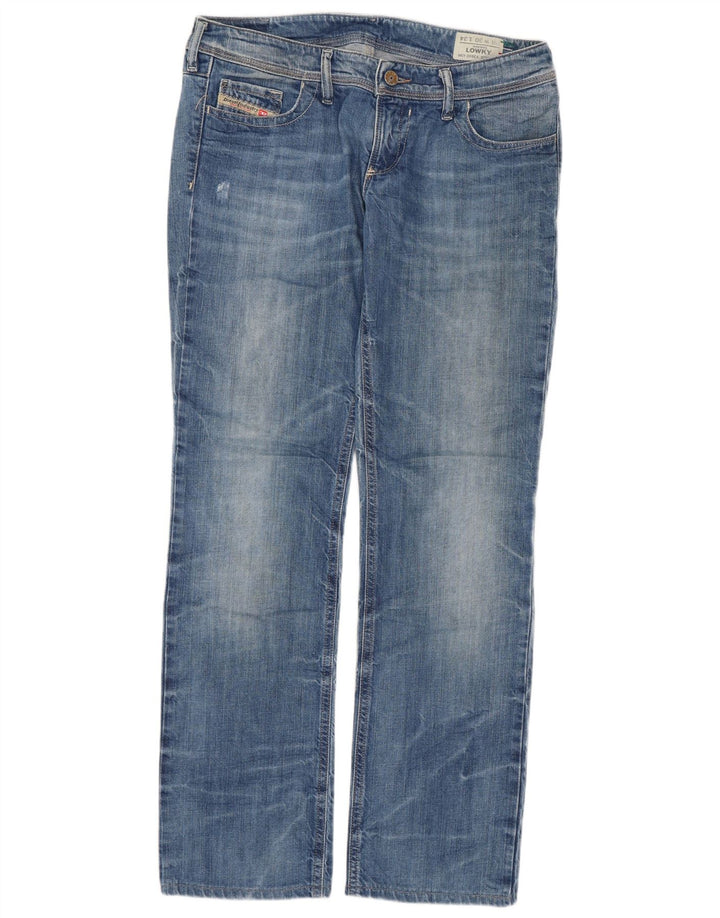 DIESEL Γυναικείο Lowky Straight Jeans W30 L29 Μπλε Βαμβακερό