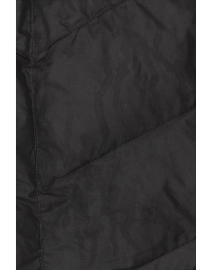 Μπουφάν Nike Boys με κουκούλα με επένδυση 12-13 ετών, μεγάλο μαύρο πολυεστέρα