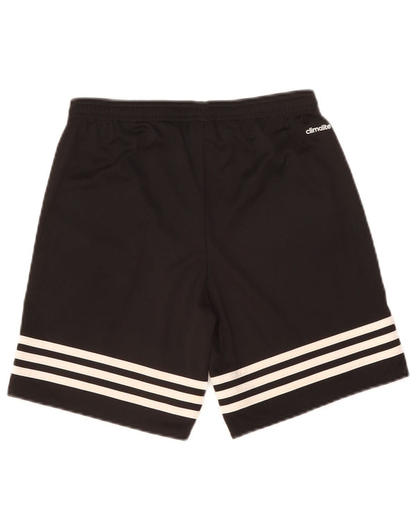 Adidas Boys Climalite σορτς 11-12 ετών μεγάλο μαύρο πολυεστέρα