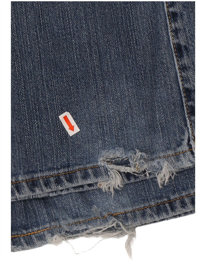 Γυναικείο τζιν Levi's 515 χαμηλομέση μποτάκι US 8 Medium W30 L31 Μπλε βαμβακερό