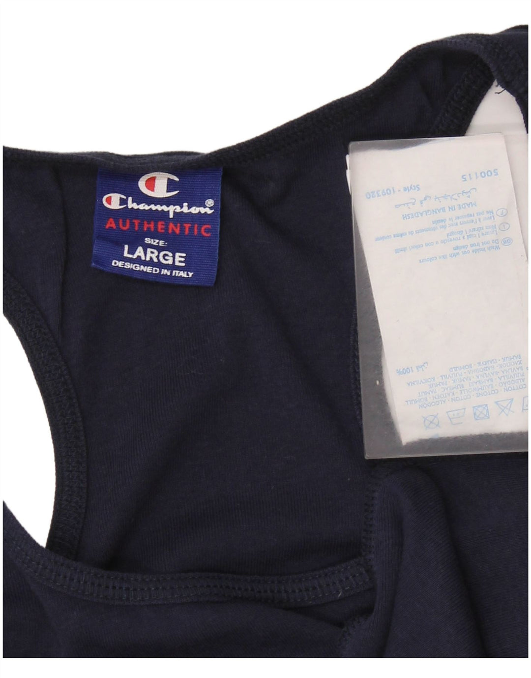 Γυναικείο γιλέκο CHAMPION UK 14 Large Navy Blue Cotton