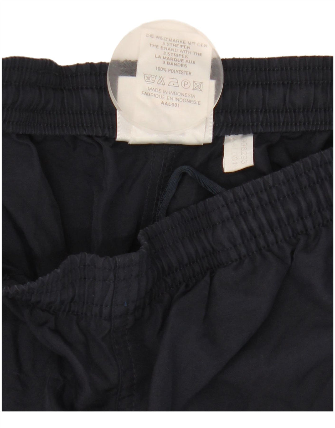 Γυναικείο αθλητικό σορτς Adidas UK 12 Medium Navy Blue Polyester