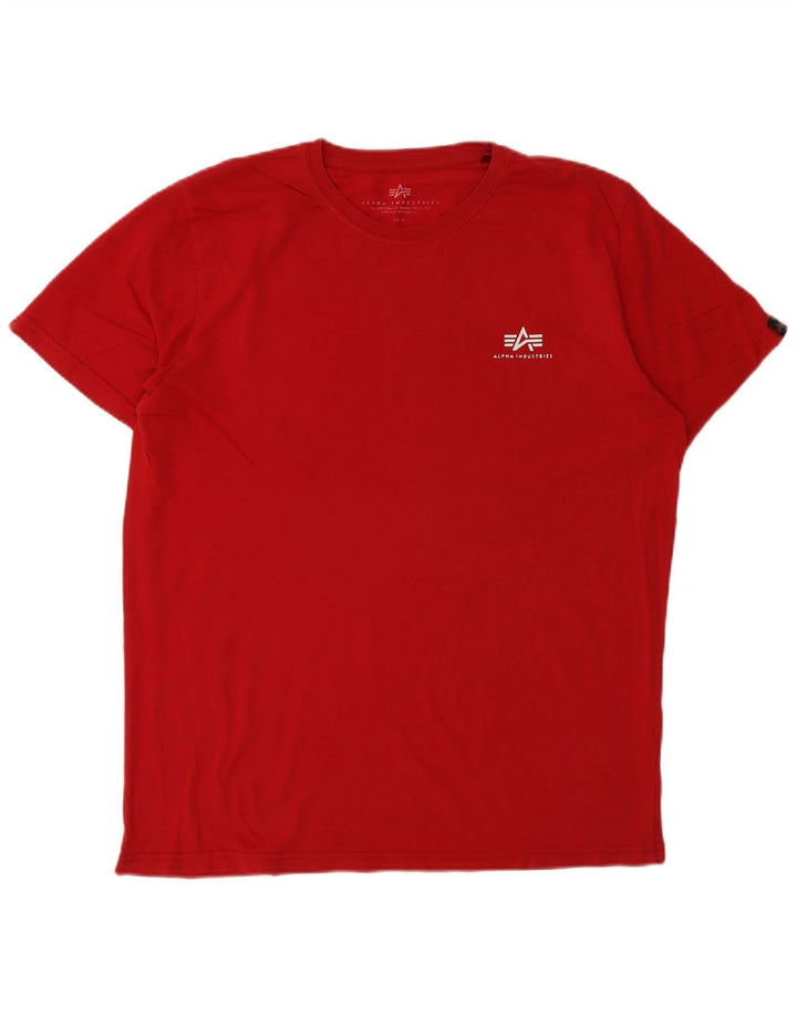Alpha Industries Ανδρική Μπλούζα Μπλούζα XL Κόκκινη