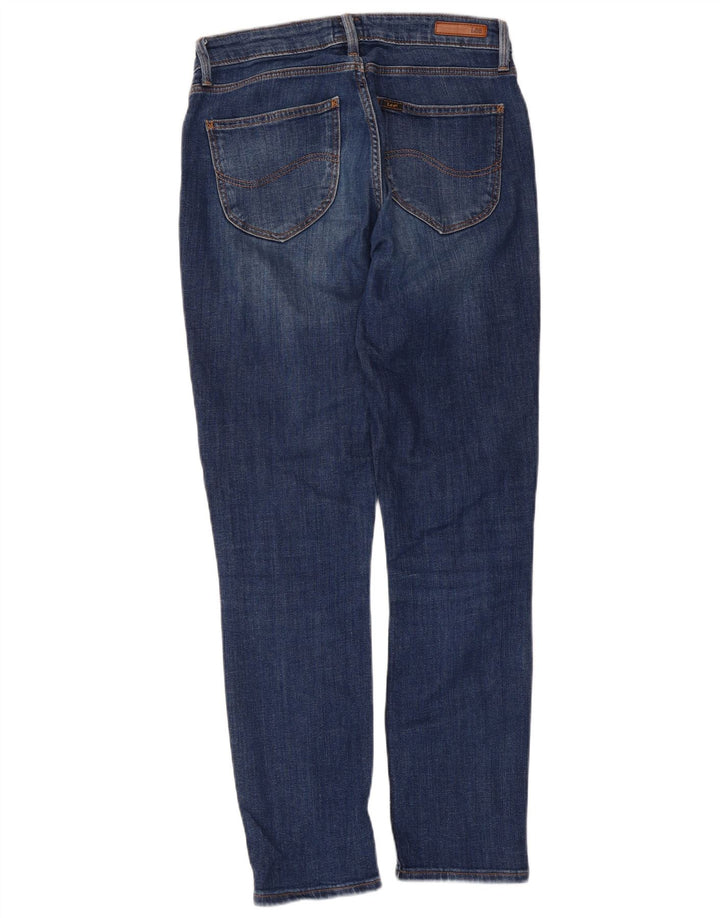 Lee Womens Elly Slim Jeans W28 L31 Navy Blue Cotton