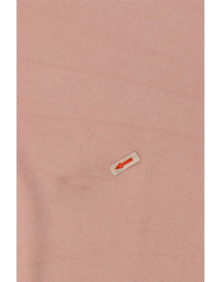 Marks & Spencer Γυναικείο πουλόβερ με λαιμόκοψη UK 12 Medium Pink