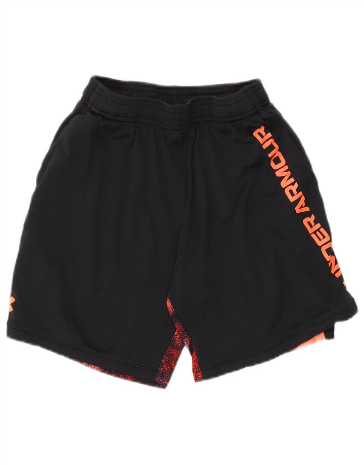 Under Armour Boys γραφικό αθλητικό σορτς 9-10 ετών, μεσαίο μαύρο χρώμα