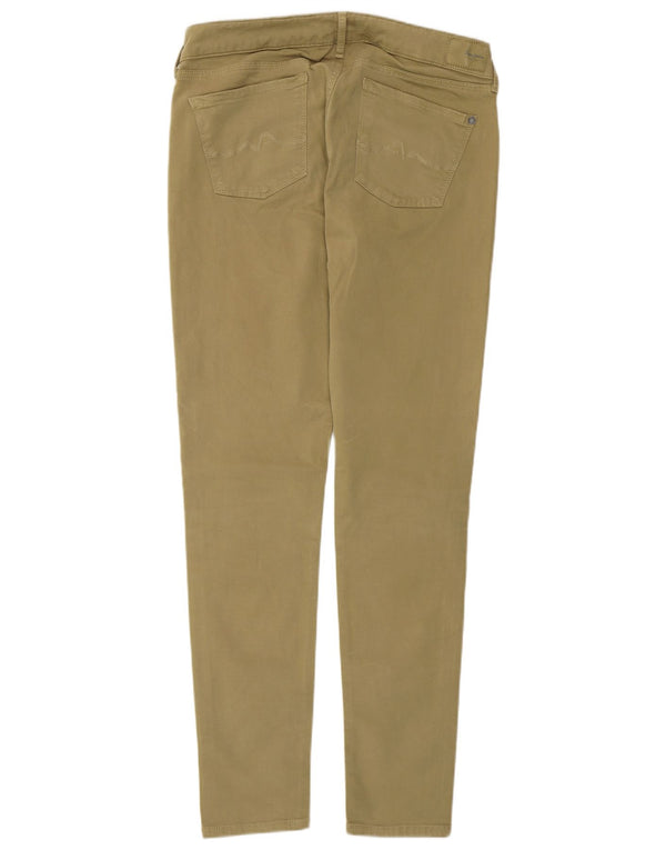PEPE Jeans Γυναικείο Skinny Jeans W31 L30 Χακί βαμβακερό