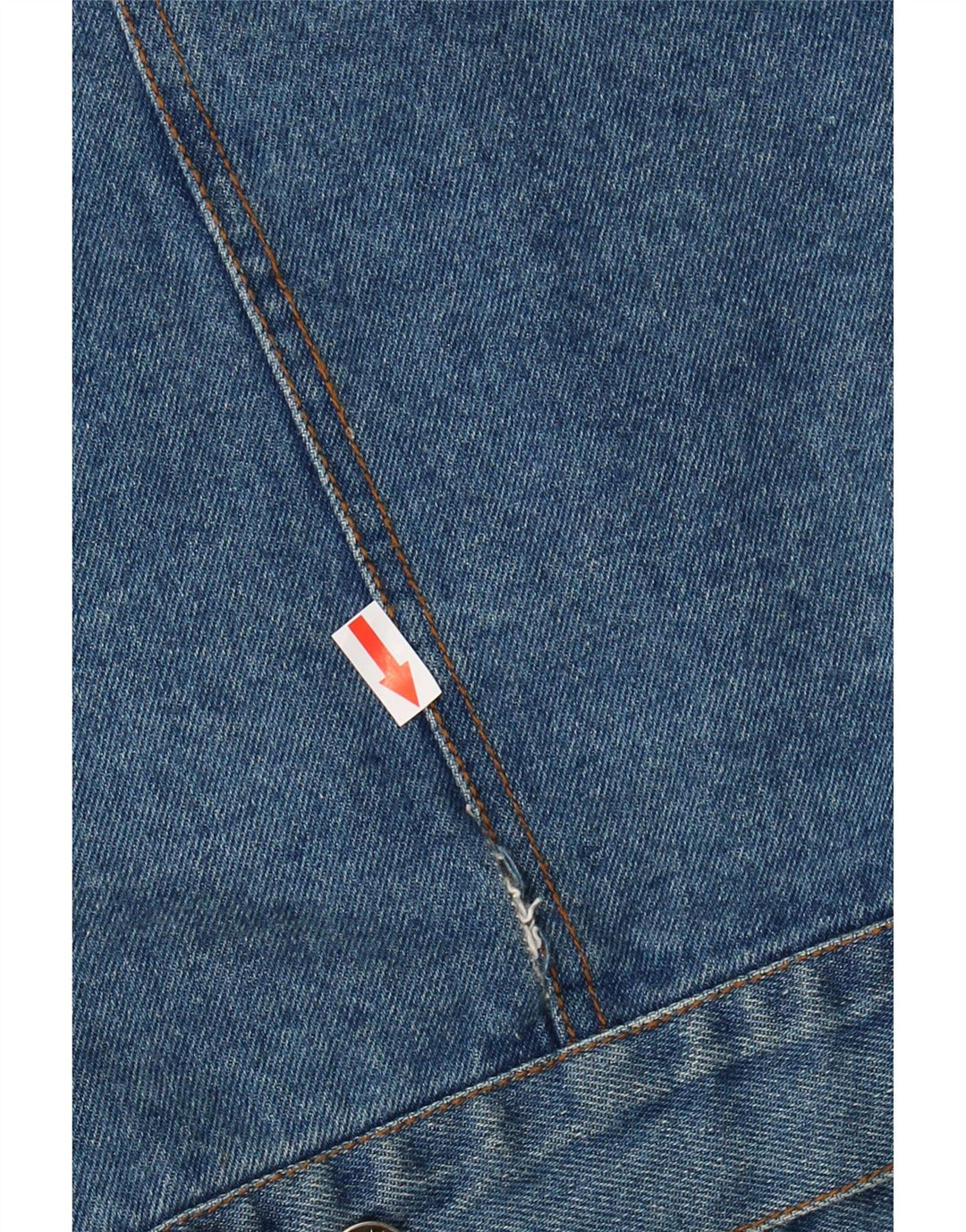 Vintage Ανδρικό Τζιν Μπουφάν UK 42 XL Blue Cotton Classic