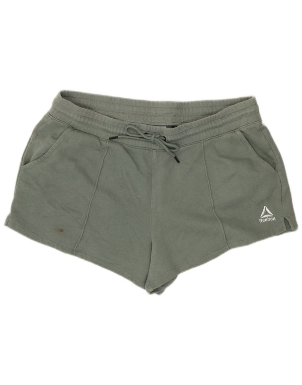 Γυναικείο αθλητικό σορτς Reebok UK 18 XL Πράσινο βαμβακερό