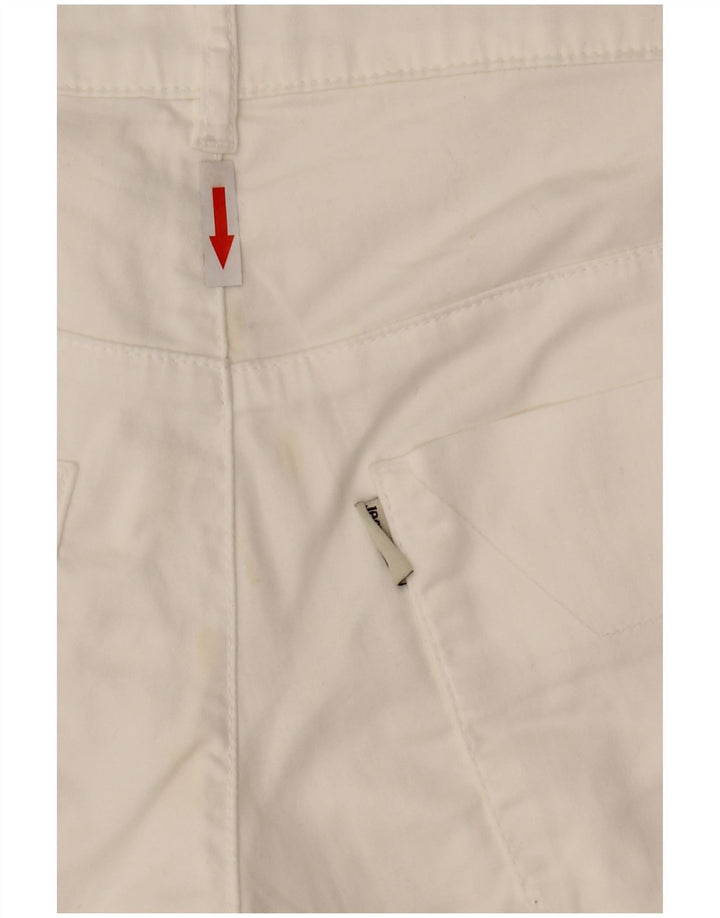 Jeckerson Γυναικείο Casual Σορτς W29 Μεσαίο λευκό βαμβακερό