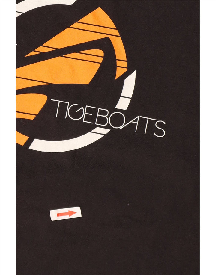 Ανδρικό γραφικό T-Shirt Rip Curl Top XL Μαύρο βαμβακερό