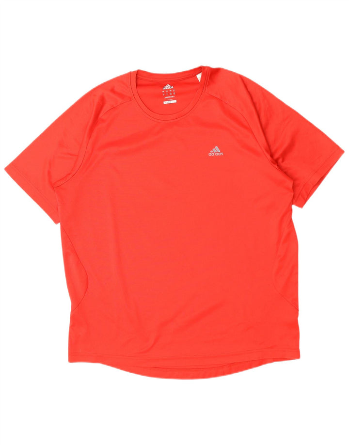 Ανδρικό T-Shirt Climalite ADIDAS Top Large Red