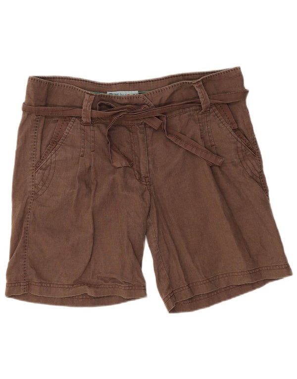 Fat Face Γυναικείο Σορτς Chino UK 14 Large W34 Καφέ Λινό