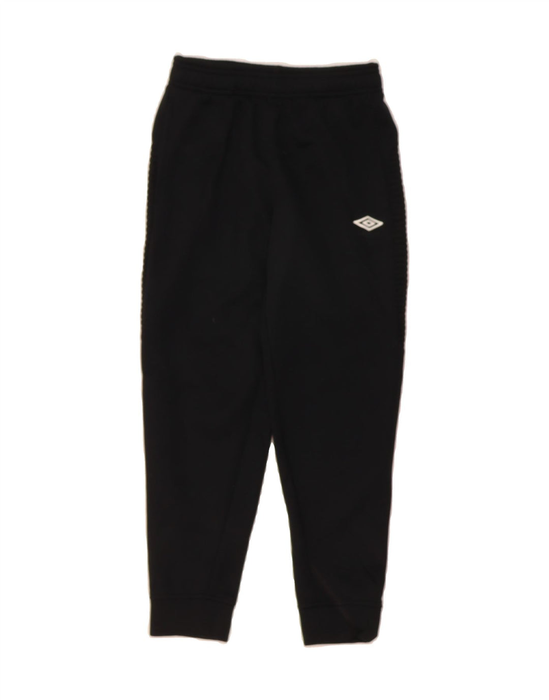 UMBRO Boys Tracksuit Trousers Joggers 8-9 Years Medium Black Polyester Vintage Umbro and Second-Hand Umbro from Messina Hembry 