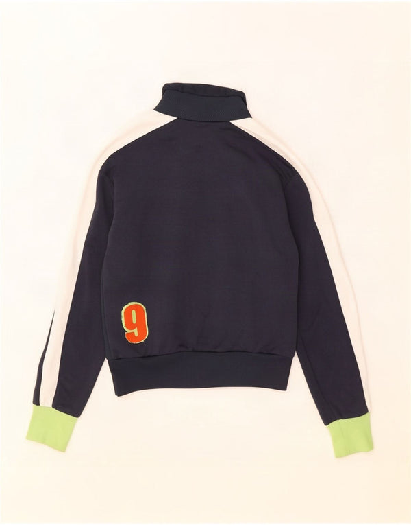 Puma Γυναικεία αθλητική φόρμα Top Jacket UK 10 Small Navy Blue Colourblock