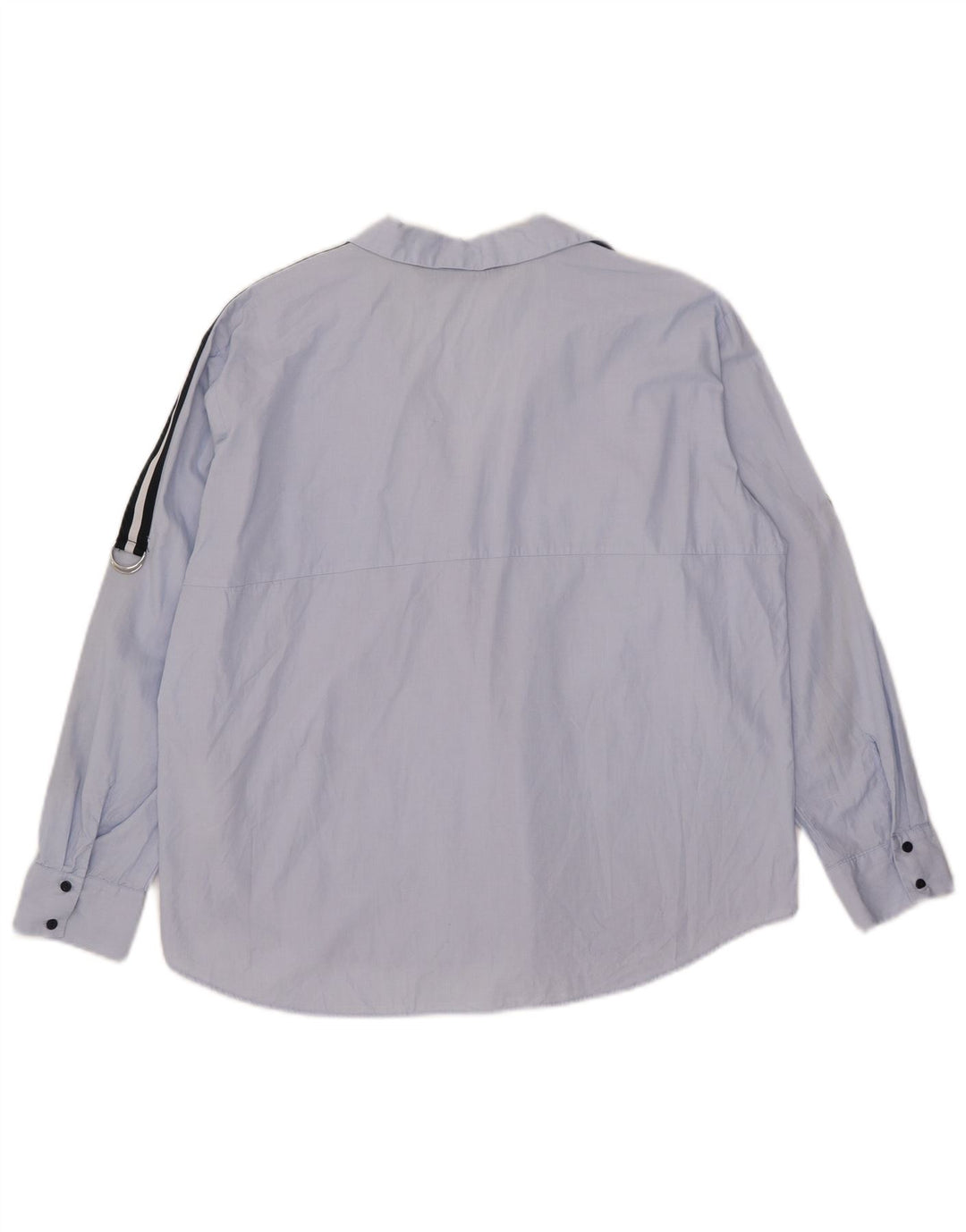 Zara Γυναικείο πουκάμισο Oversized UK 6 XS Μπλε βαμβακερό