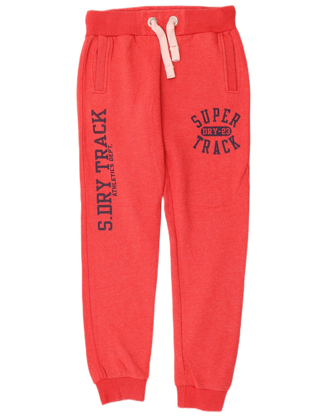 SUPERDRY Ανδρικές φόρμες γραφικές Παντελόνι Joggers Μικρό κόκκινο βαμβακερό