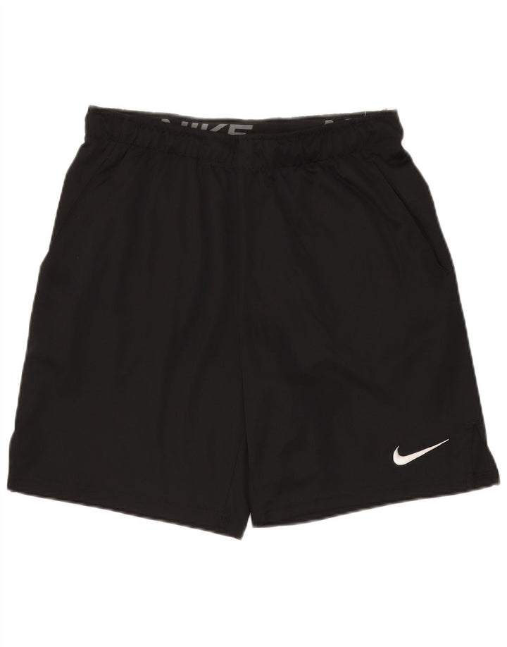 Ανδρικό αθλητικό σορτς Nike Dri Fit από μεσαίο μαύρο πολυεστέρα