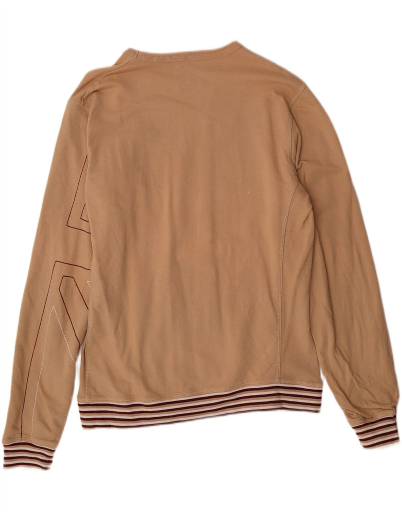 BEN SHERMAN Womens Sweatshirt Jumper UK 16 Large Beige Cotton Vintage Ben Sherman and Second-Hand Ben Sherman from Messina Hembry 