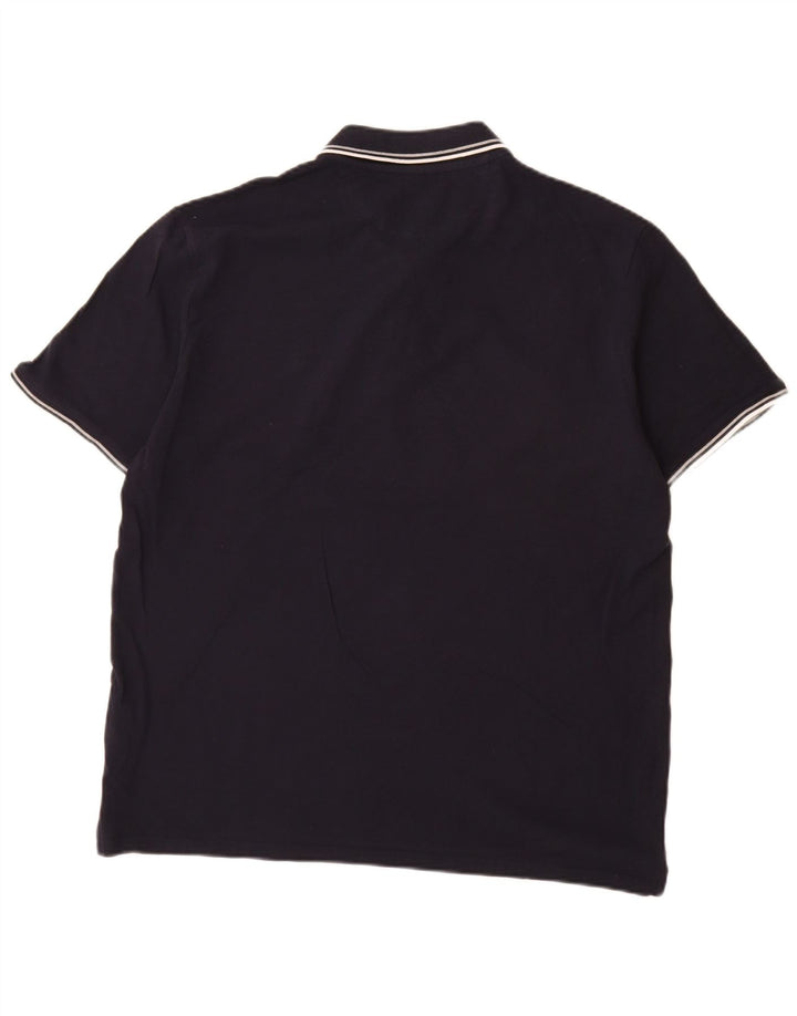 Ανδρικό μπλουζάκι πόλο CHAMPION 2XL Navy Blue Cotton