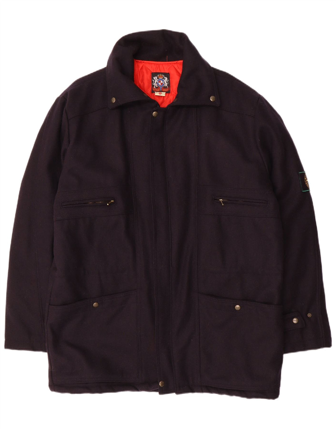 Ανδρικό παλτό VINTAGE Windbreaker IT 56 3XL Navy Blue