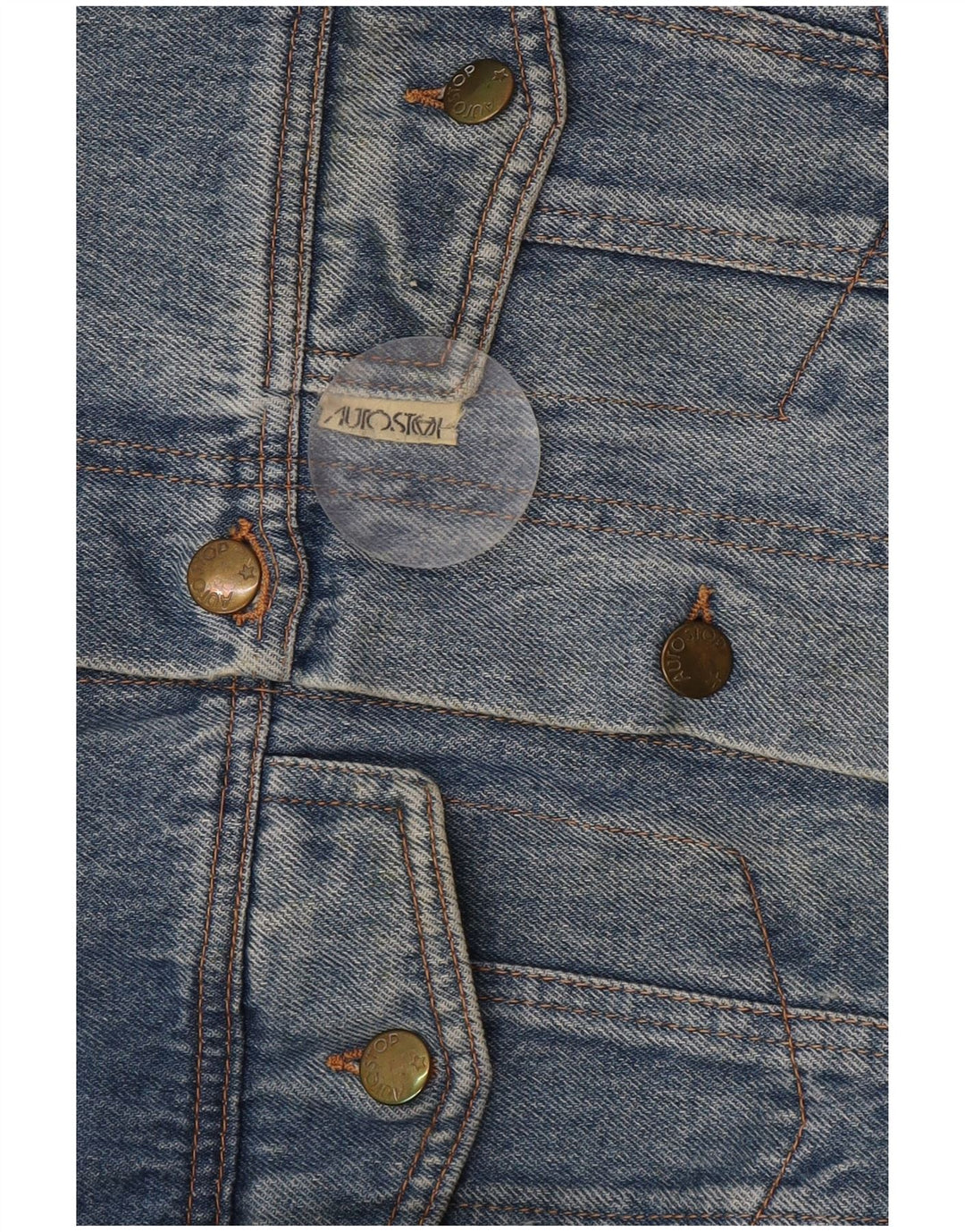 Vintage Ανδρικό Τζιν Μπουφάν UK 38 Medium Blue