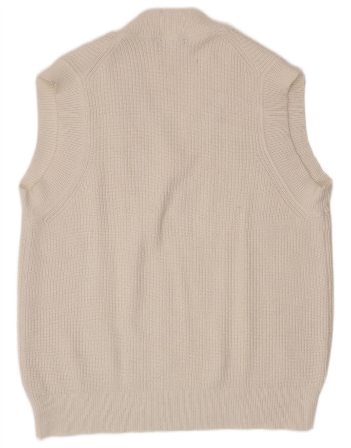 Zara Γυναικείο Γιλέκο Tank Top UK 16 Large White Viscose