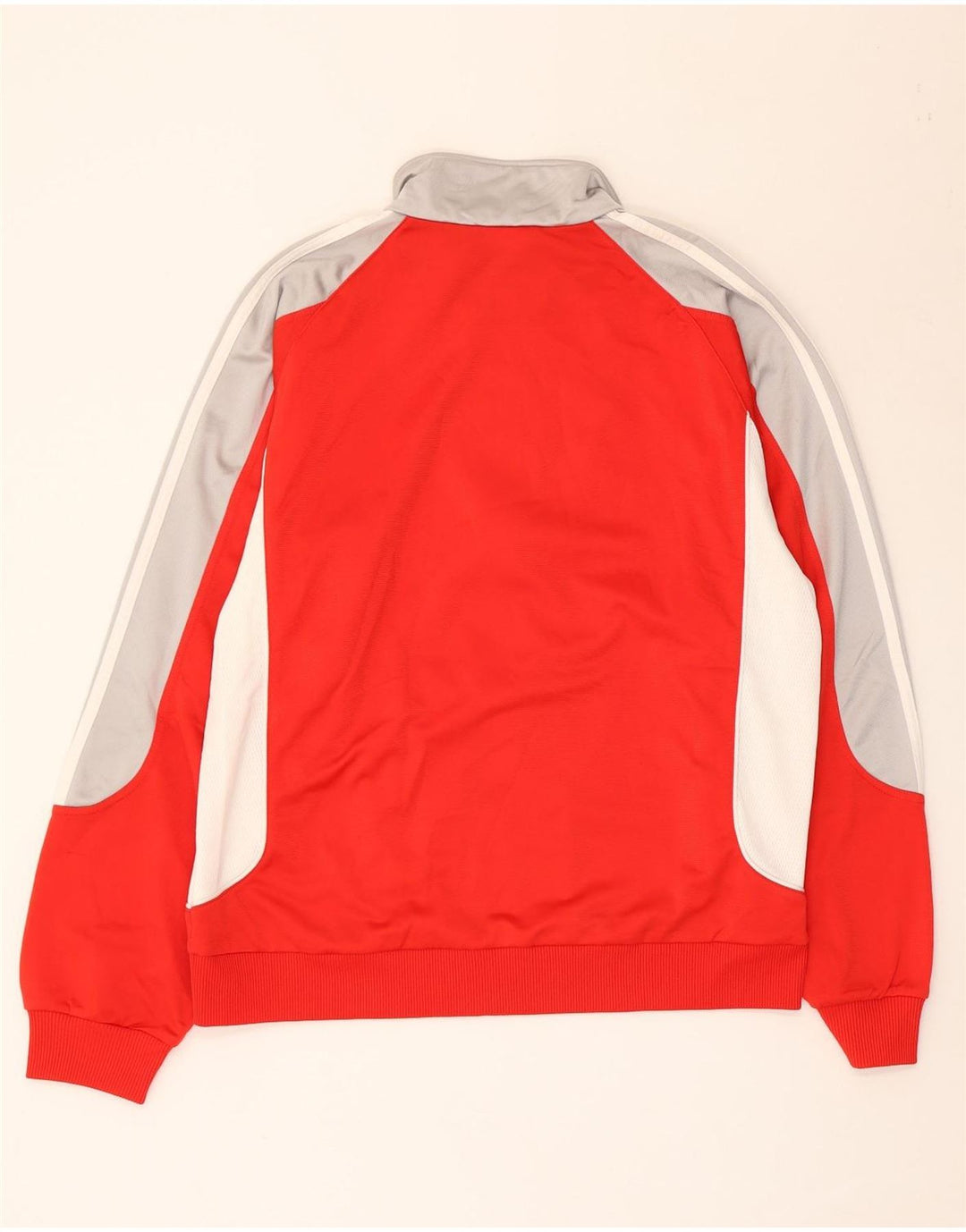 Ανδρική αθλητική φόρμα Adidas Top Jacket UK 40/42 Μεσαίου κόκκινου χρώματος πολυεστέρας